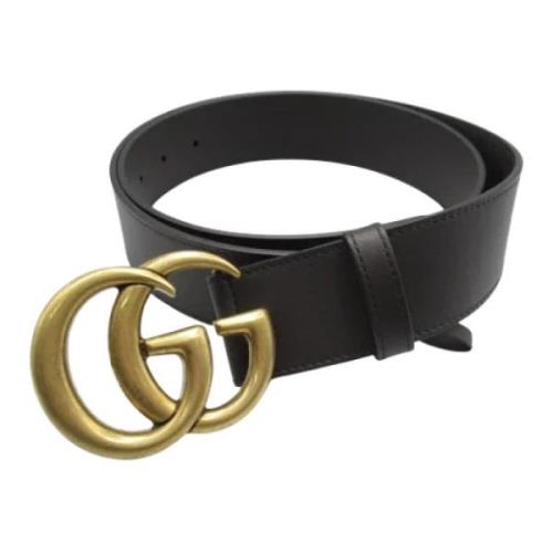 Pre-owned Leather belts Gucci Vintage , Brown , Dames