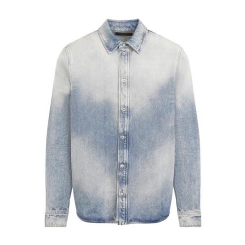 Quad Interior Lange Mouwen Shirt Amiri , Blue , Heren