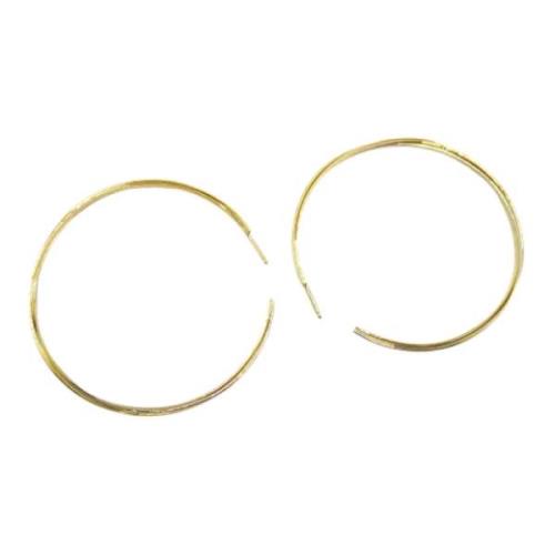 Pre-owned Yellow Gold earrings Cartier Vintage , Yellow , Dames