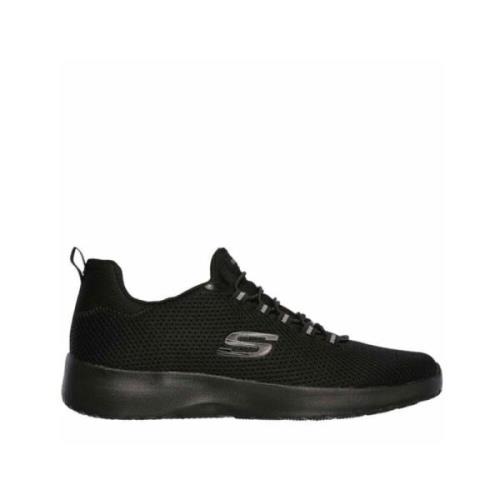 Geheugen Hardloopschoenen Zwart Skechers , Black , Heren