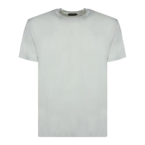 Groen T-shirt met Ribboord Tom Ford , Green , Heren