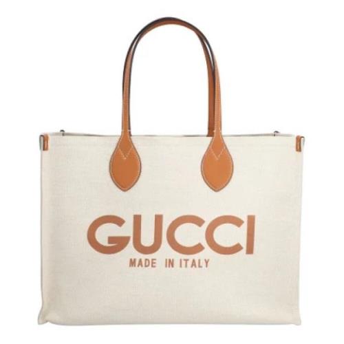 Canvas totes Gucci , Beige , Dames