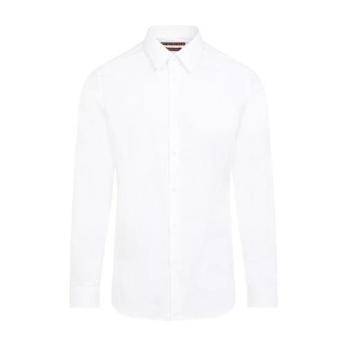 Witte Skinny Shirt Gucci , White , Heren