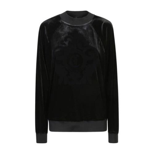 Zwarte Sweatshirt voor Vrouwen Aw24 Just Cavalli , Black , Dames