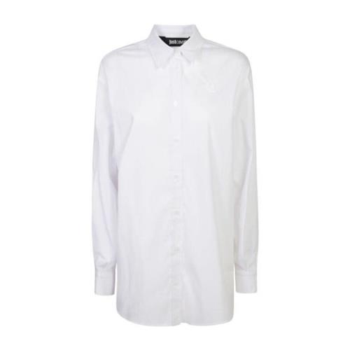 Witte shirts voor vrouwen Aw24 Just Cavalli , White , Dames