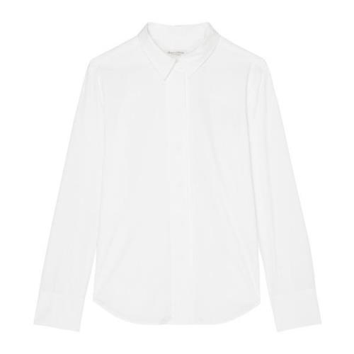 A-lijn blouse met lange mouwen Marc O'Polo , White , Dames