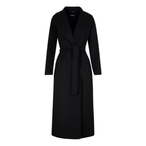 Poldo Wollen Jas in Zwart Max Mara , Black , Dames