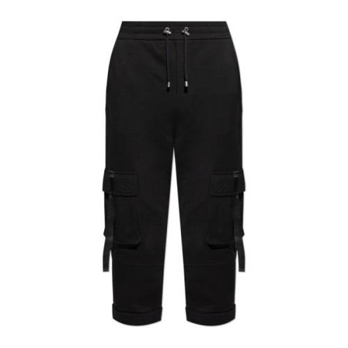 Sweatpants type cargo door Balmain , Black , Heren