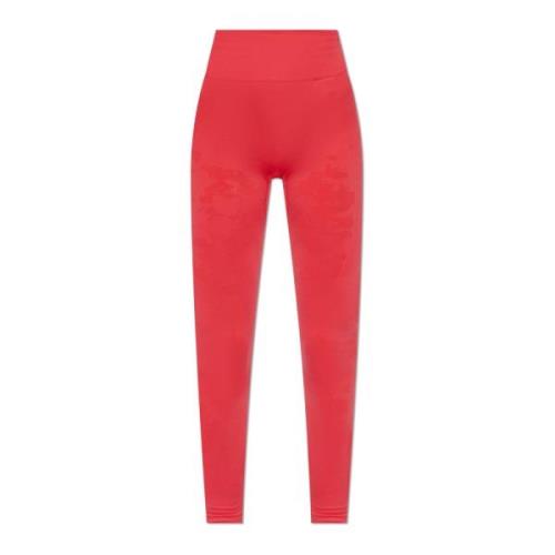 Logo Leggings Adidas by Stella McCartney , Red , Dames