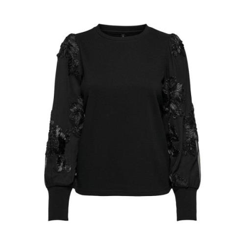 Roses Trui Zwart Only , Black , Dames