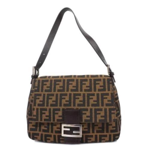 Pre-owned Nylon fendi-bags Fendi Vintage , Brown , Dames