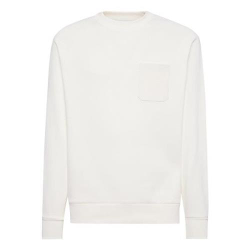 Ronde hals katoenen sweatshirt Boggi Milano , White , Heren