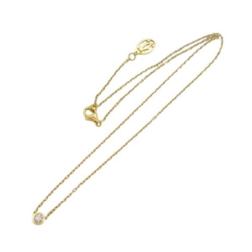 Pre-owned Yellow Gold necklaces Cartier Vintage , Yellow , Dames