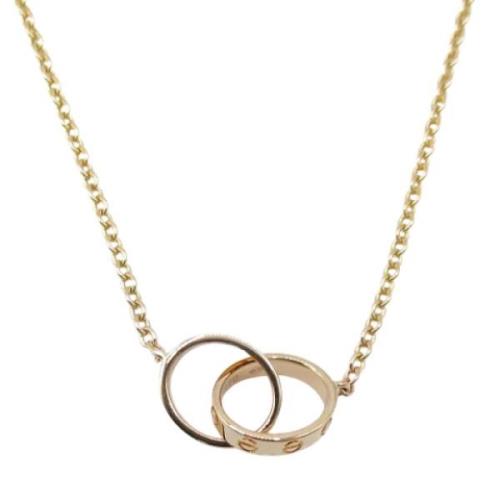 Pre-owned Rose Gold necklaces Cartier Vintage , Pink , Dames