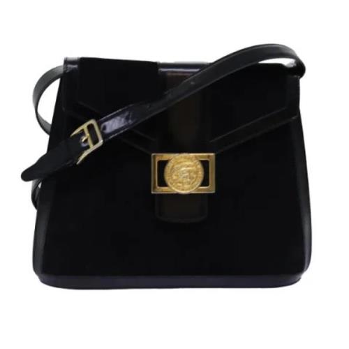 Pre-owned Suede celine-bags Celine Vintage , Black , Dames