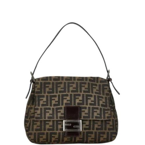 Pre-owned Canvas fendi-bags Fendi Vintage , Brown , Dames