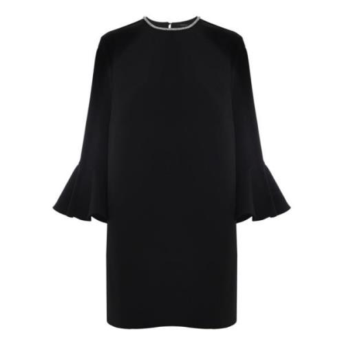 Elegant Bell Sleeve Dress Kocca , Black , Dames