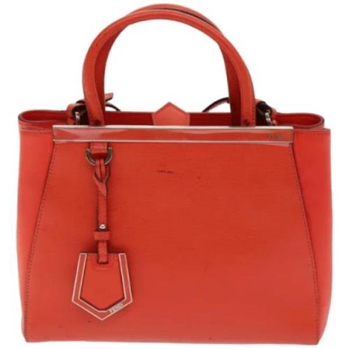 Pre-owned Leather fendi-bags Fendi Vintage , Orange , Dames