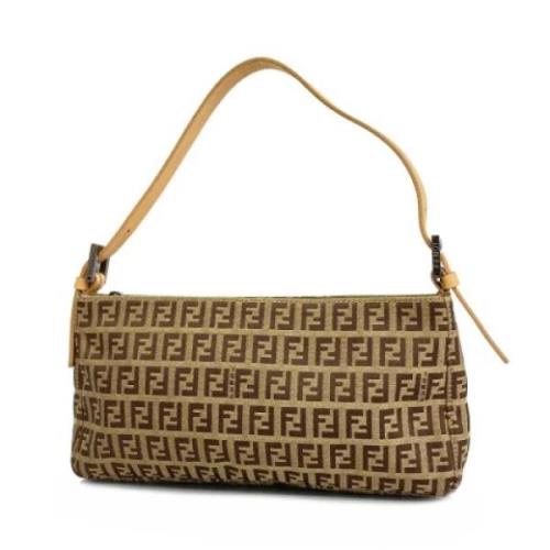 Pre-owned Nylon chanel-bags Fendi Vintage , Brown , Dames