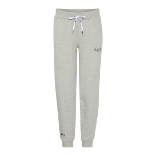 Grijze Sweatpants met Coole Geborduurde Details Ball , Gray , Dames