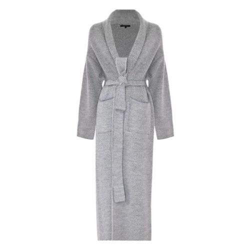 Gebreide jas in kimono snit Kocca , Gray , Dames