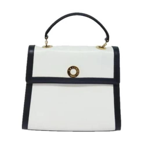 Pre-owned Leather celine-bags Celine Vintage , White , Dames