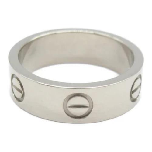 Pre-owned White Gold rings Cartier Vintage , Gray , Dames