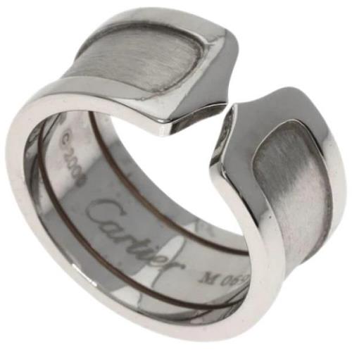 Pre-owned White Gold rings Cartier Vintage , Gray , Dames