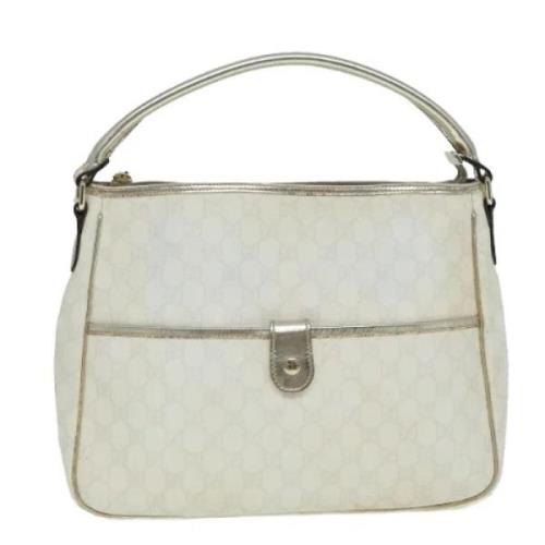 Pre-owned Canvas gucci-bags Gucci Vintage , White , Dames