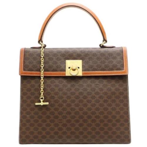 Pre-owned Canvas celine-bags Celine Vintage , Brown , Dames