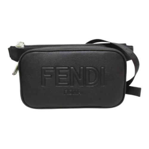 Pre-owned Leather fendi-bags Fendi Vintage , Black , Unisex