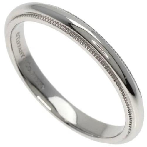 Pre-owned Platinum rings Tiffany & Co. Pre-owned , Gray , Dames