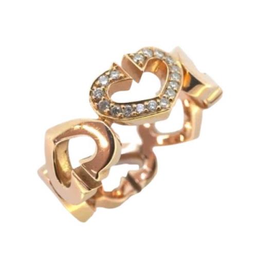 Pre-owned Rose Gold rings Cartier Vintage , Yellow , Dames