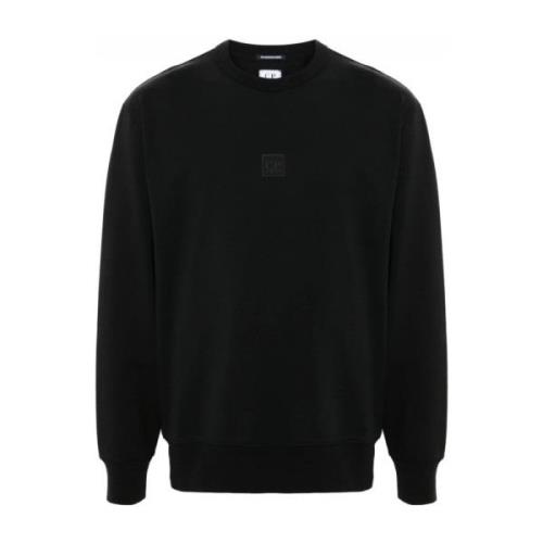 Metropolis Serie Logo Sweatshirt Zwart C.p. Company , Black , Heren