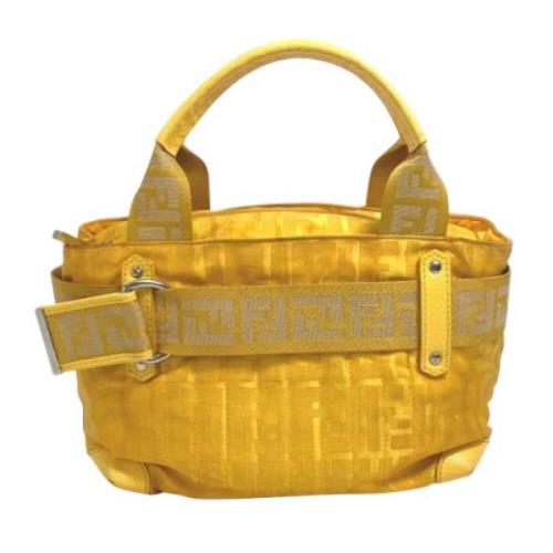 Pre-owned Fabric fendi-bags Fendi Vintage , Yellow , Dames