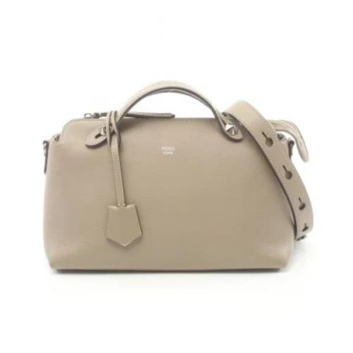 Pre-owned Leather fendi-bags Fendi Vintage , Beige , Dames