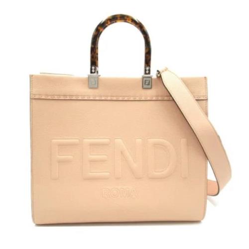 Pre-owned Leather fendi-bags Fendi Vintage , Pink , Dames