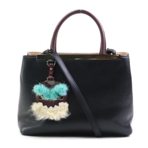 Pre-owned Leather fendi-bags Fendi Vintage , Black , Dames