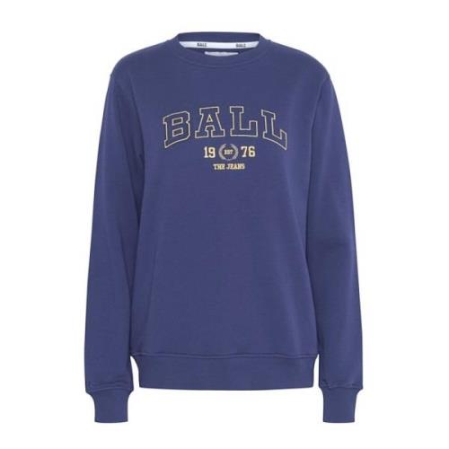 Ocean Sweatshirt met geborduurd logo Ball , Blue , Dames