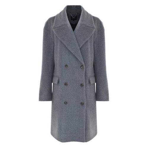 Klassieke Wollen Jas Kocca , Gray , Dames