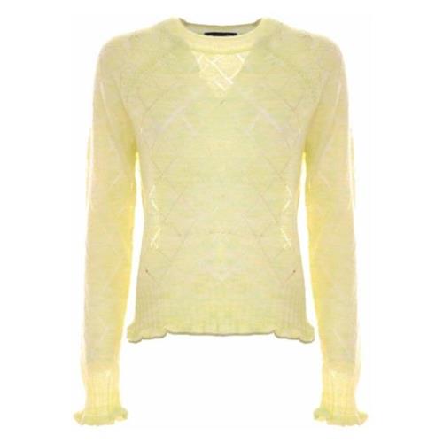 Diamantbreisel met gerimpelde zoom Kocca , Yellow , Dames