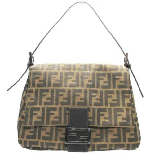 Pre-owned Canvas fendi-bags Fendi Vintage , Brown , Dames