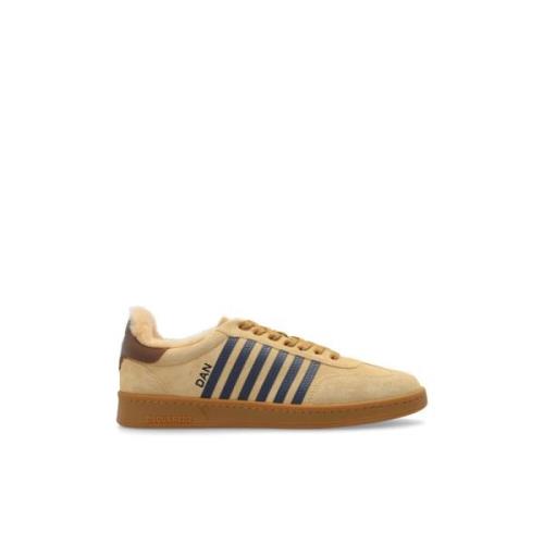 Sneakers Boxer Dsquared2 , Beige , Heren