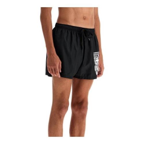 Zeeprint Boxershorts voor Mannen Moschino , Black , Heren