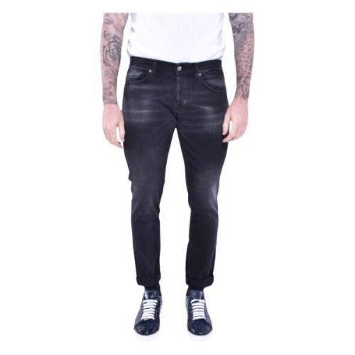 Jeans Dondup , Black , Heren