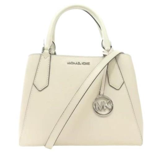 Pre-owned Leather handbags Michael Kors Pre-owned , White , Dames