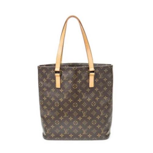 Pre-owned Canvas handbags Louis Vuitton Vintage , Brown , Dames