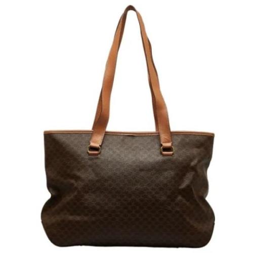 Pre-owned Canvas totes Celine Vintage , Brown , Dames