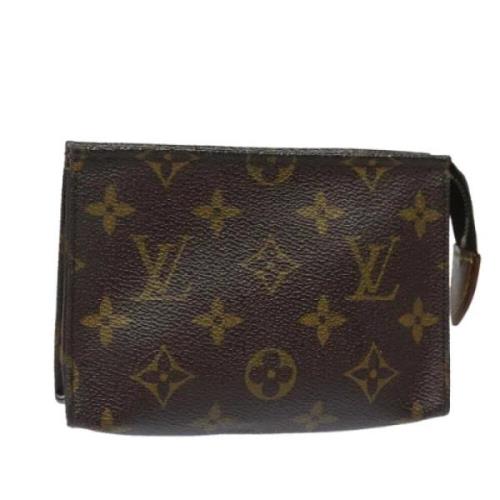 Pre-owned Canvas pouches Louis Vuitton Vintage , Brown , Dames