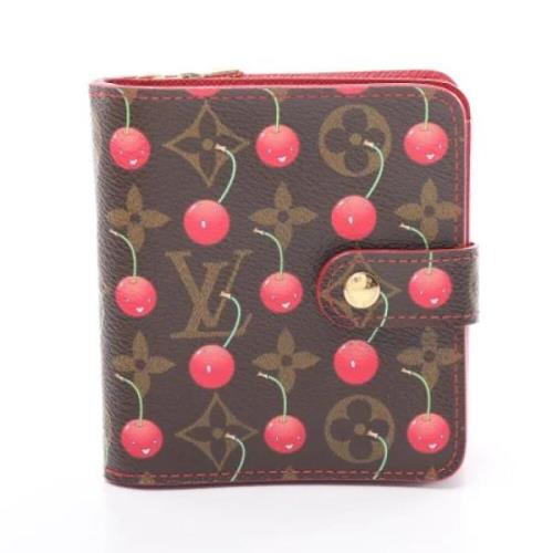 Pre-owned Leather wallets Louis Vuitton Vintage , Brown , Dames